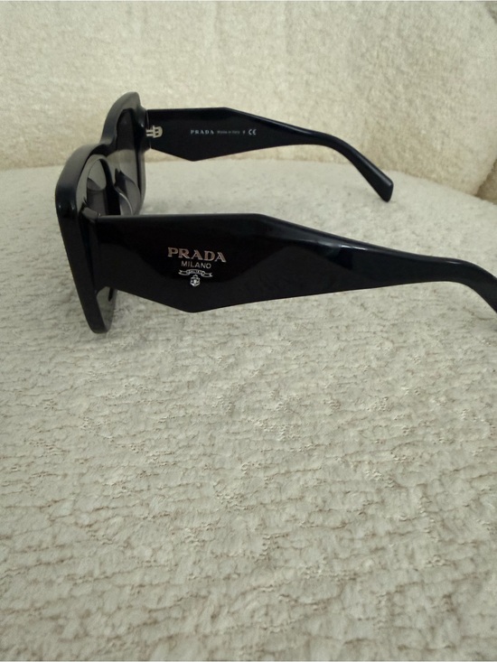 Prada Black Geometric Square Sunglasses main image 6